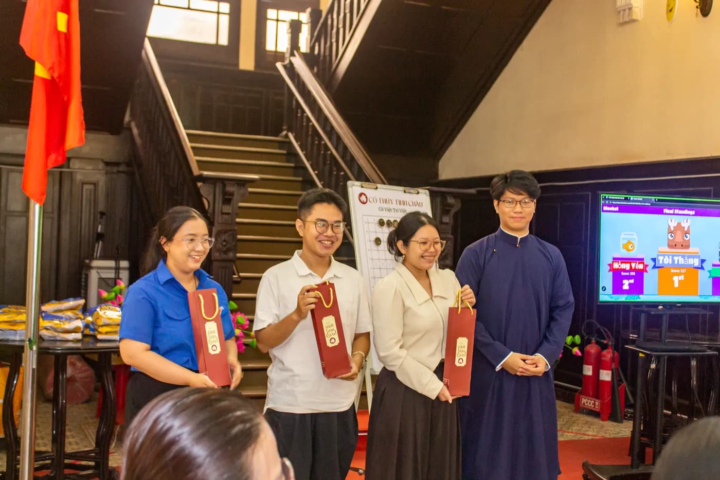 Hình ảnh các cán bộ tại Nhà Thiếu nhi TP.Hồ Chí Minh tham gia tập huấn Cờ Thủy Tinh Châu tại chương trình tập huấn tại Nhà Thiếu nhi Thành phố Hồ Chí Minh.