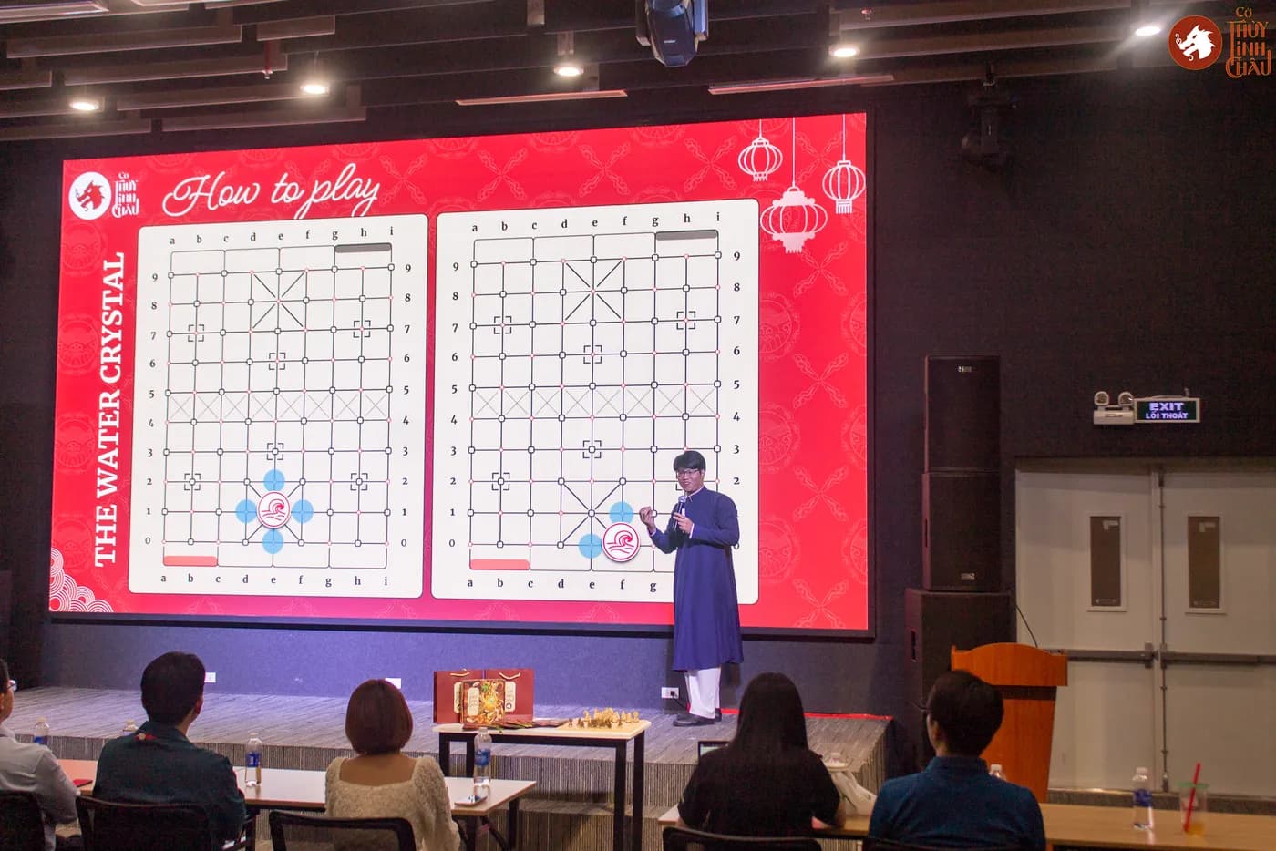 Hình ảnh Co-founder Cờ Thủy Tinh Châu trình bày tại chương trình Navigating Vietnam’s Startup Ecosystem: Perspectives from Builders, Enablers and Educators” được tổ chức tại SIHUB .