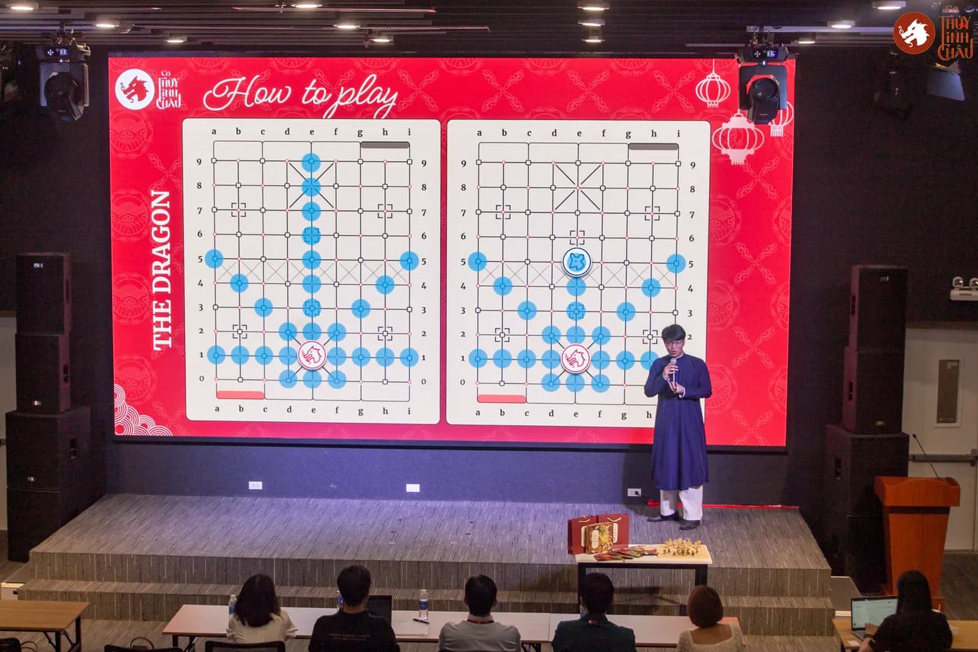Hình ảnh Co-founder Cờ Thủy Tinh Châu trình bày tại chương trình Navigating Vietnam’s Startup Ecosystem: Perspectives from Builders, Enablers and Educators” được tổ chức tại SIHUB .