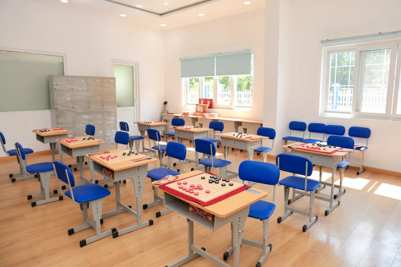 Hình ảnh sản phẩm Cờ Thủy Tinh Châu tại sự kiện Lễ khánh thành của Trường TH-THCS Đông Sài Gòn.