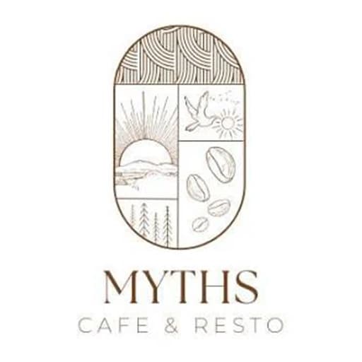 Myths Cafe & resto logo