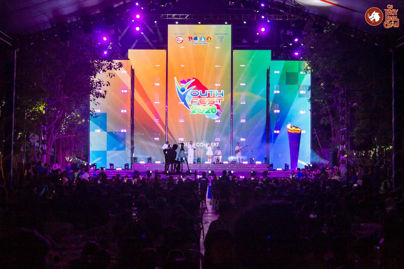 Hình ảnh màn hình sự kiện Lễ hội Thanh niên (Youth Fest) lần 6.