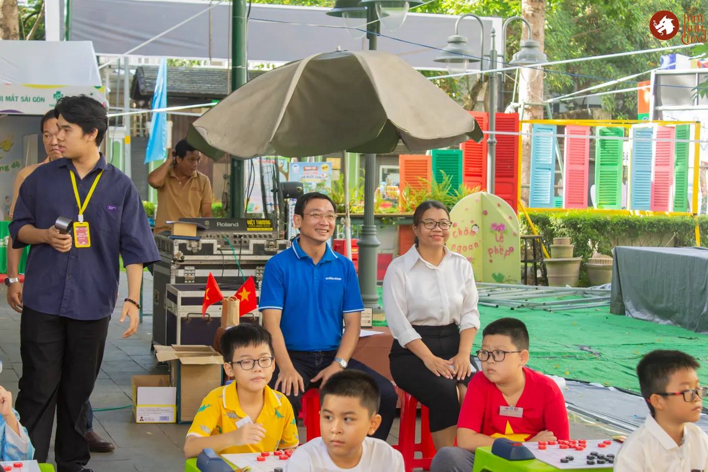 Hình ảnh Ban tổ chức tham dự lễ khai mạc tại Liên hoan Cờ Thủy Tinh Châu thuộc Lễ hội Thiếu nhi TPHCM - Kids Fest 2026