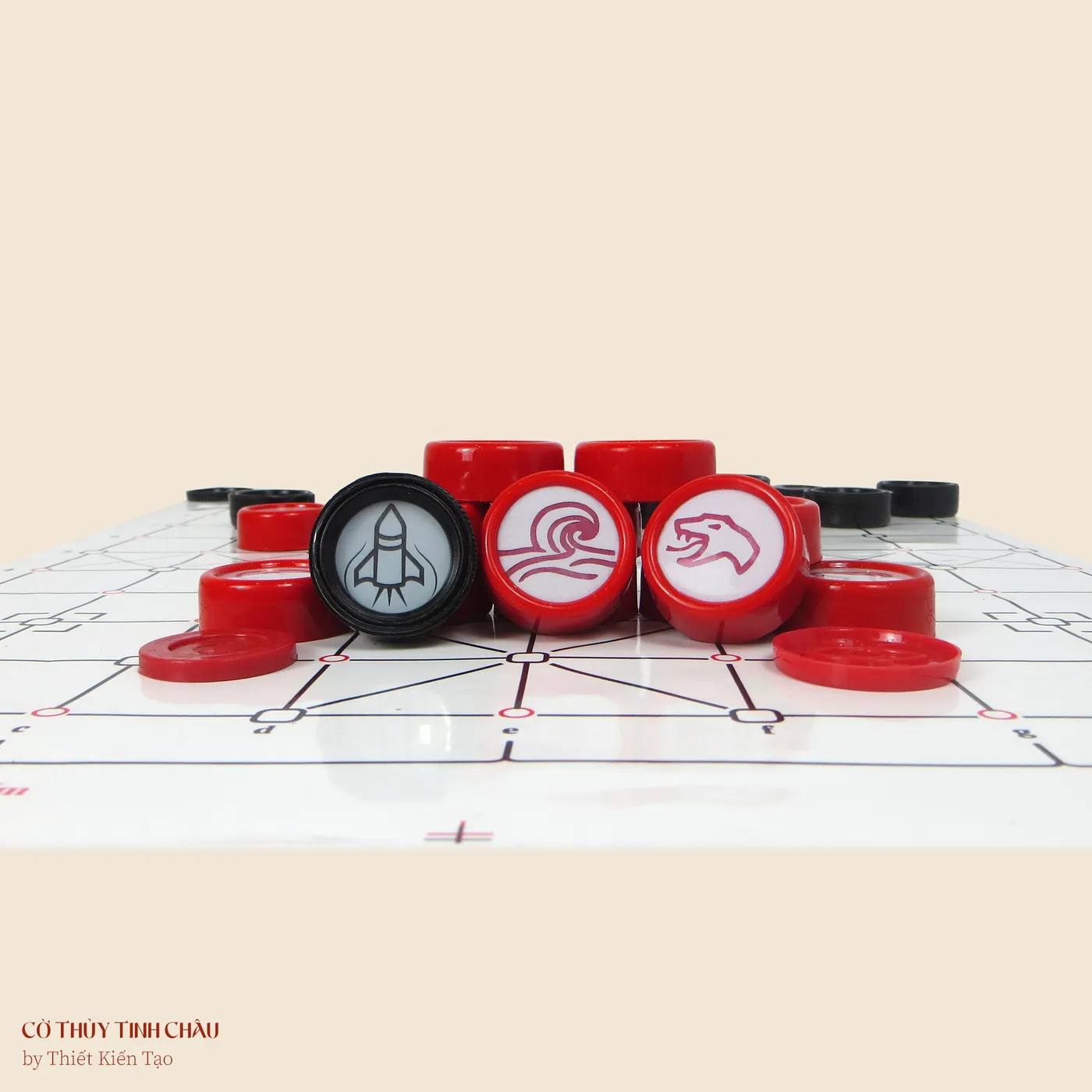 Hình ảnh bộ cờ Thủy Tinh Châu 39W