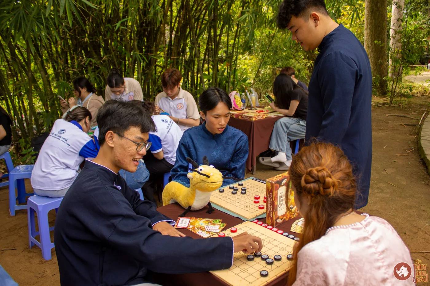 Cờ Thủy Tinh Châu tại Bảo tàng Áo Dài