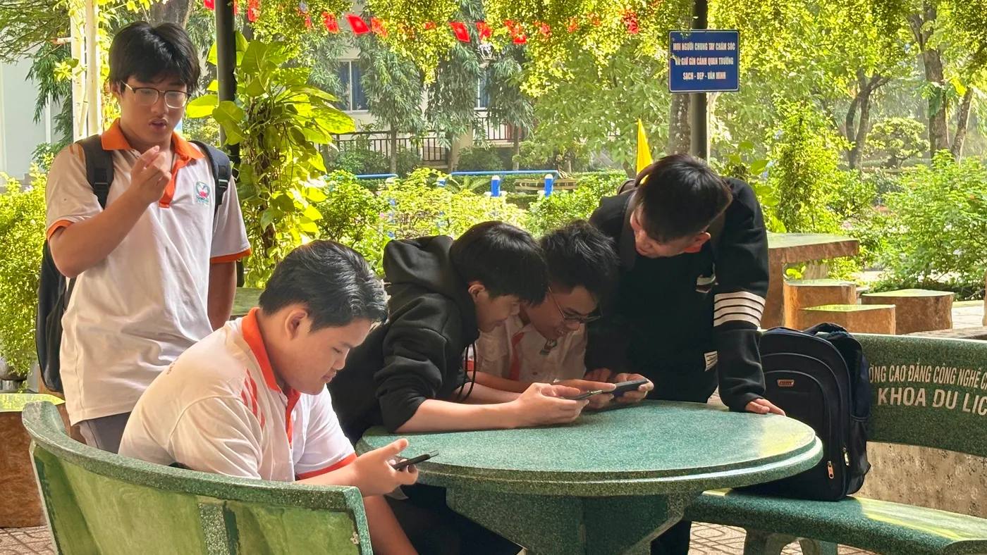 Hình chụp từ buổi Checkin giải đấu DKLT 28-6-2025 tại Trường CĐ Công nghệ cao Đồng An