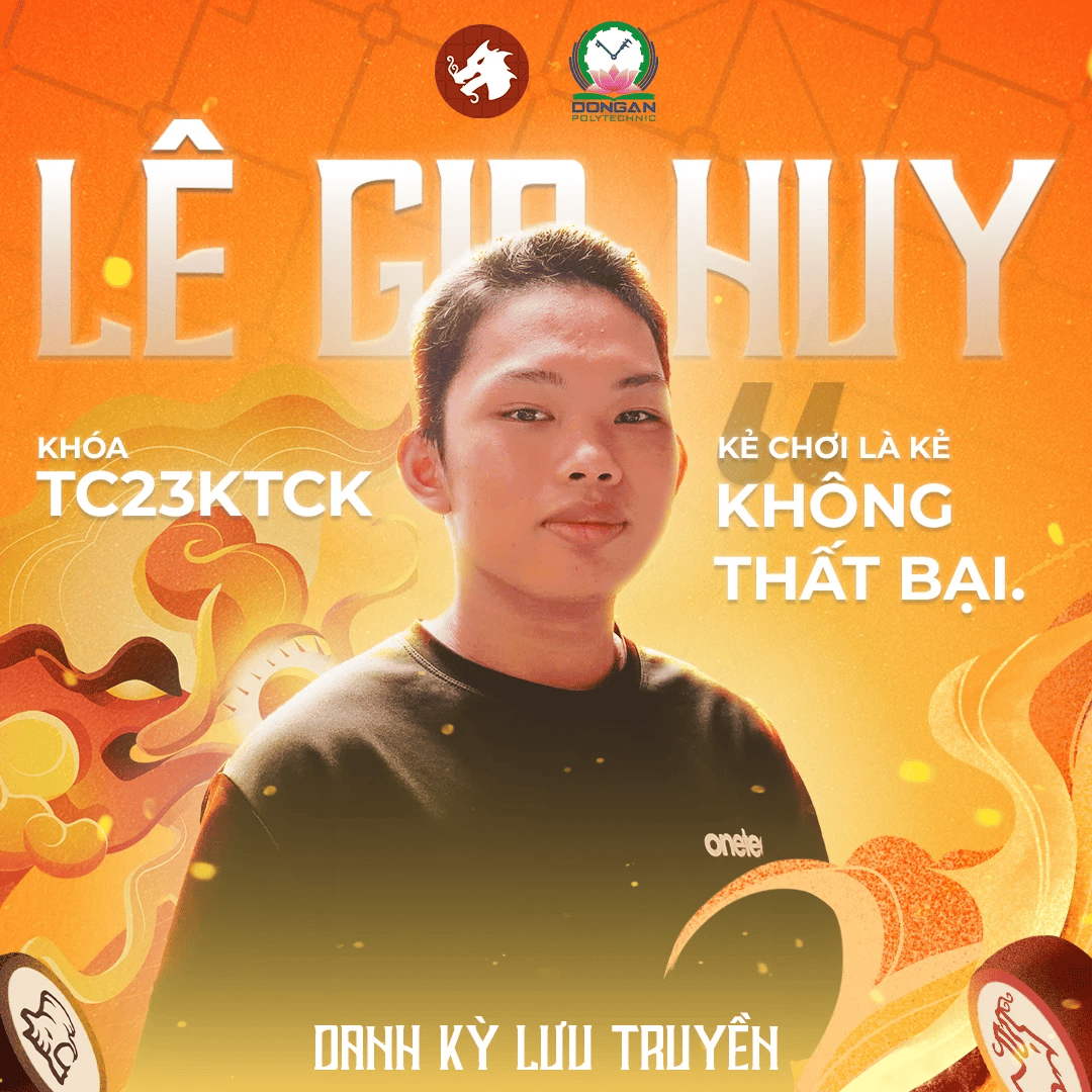Hạt giống giải phụ 1 - Danh Kỳ Lưu Truyền 2025 - Vận Động Viên Lê Gia Huy