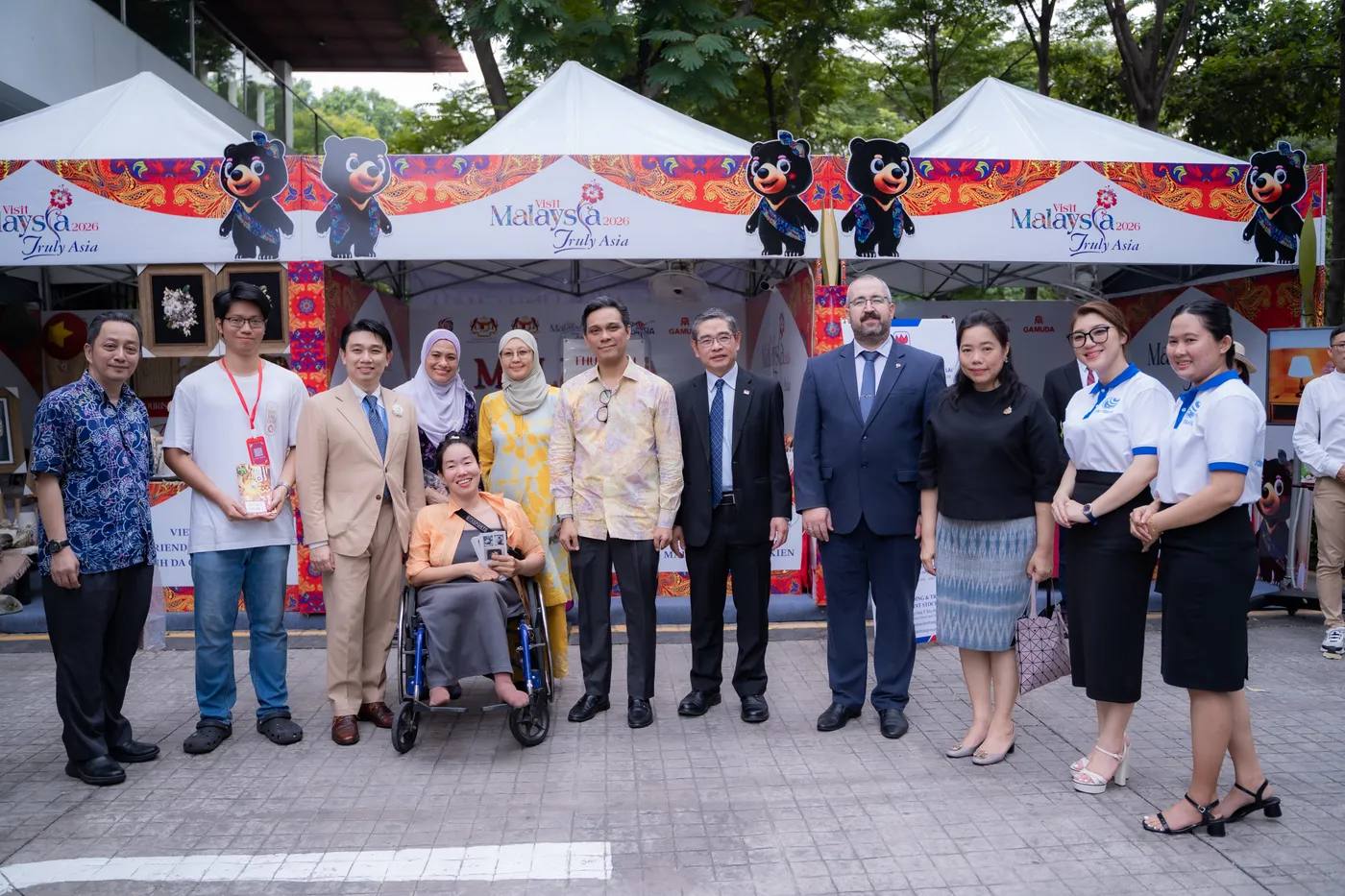 Cờ Thủy Tinh Châu tại Malay Fest Celadon Tân Phú 2025