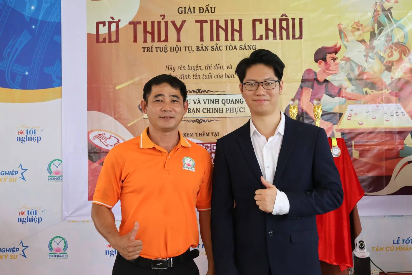 Hình chụp buổi Chung kết giải đấu Danh Kỳ Lưu Truyền - Cờ Thủy Tinh Châu