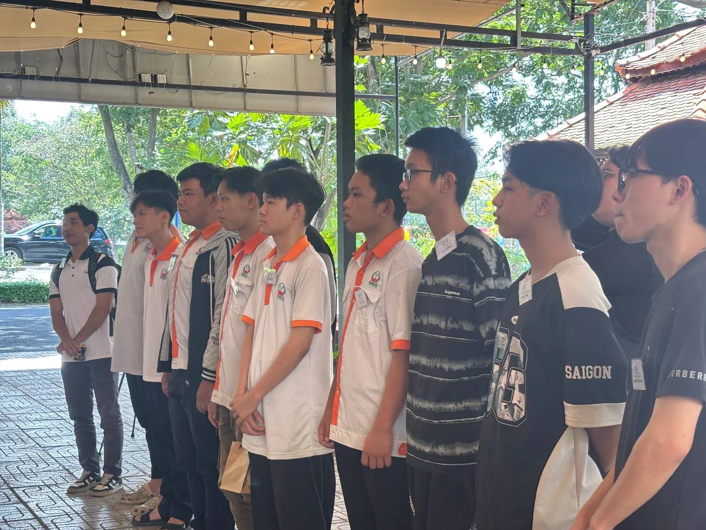 Hình chụp từ vòng bảng giải đấu Danh Kỳ Lưu Truyền tại Trường Cao đẳng Công nghệ cao Đồng An
