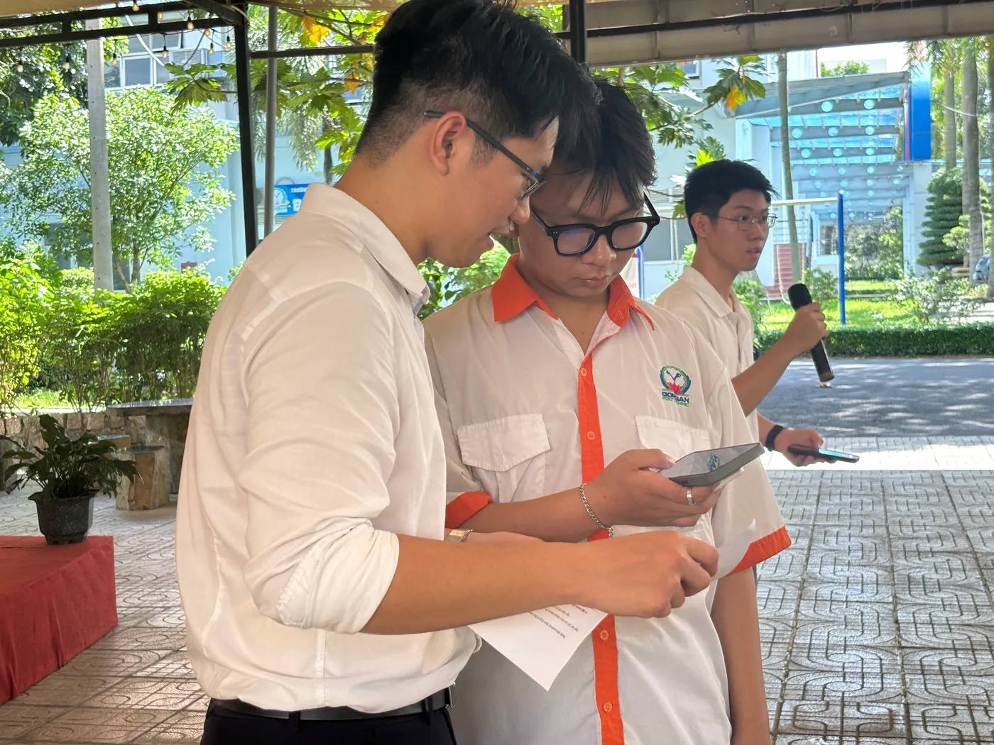 Hình chụp từ vòng bảng giải đấu Danh Kỳ Lưu Truyền tại Trường Cao đẳng Công nghệ cao Đồng An