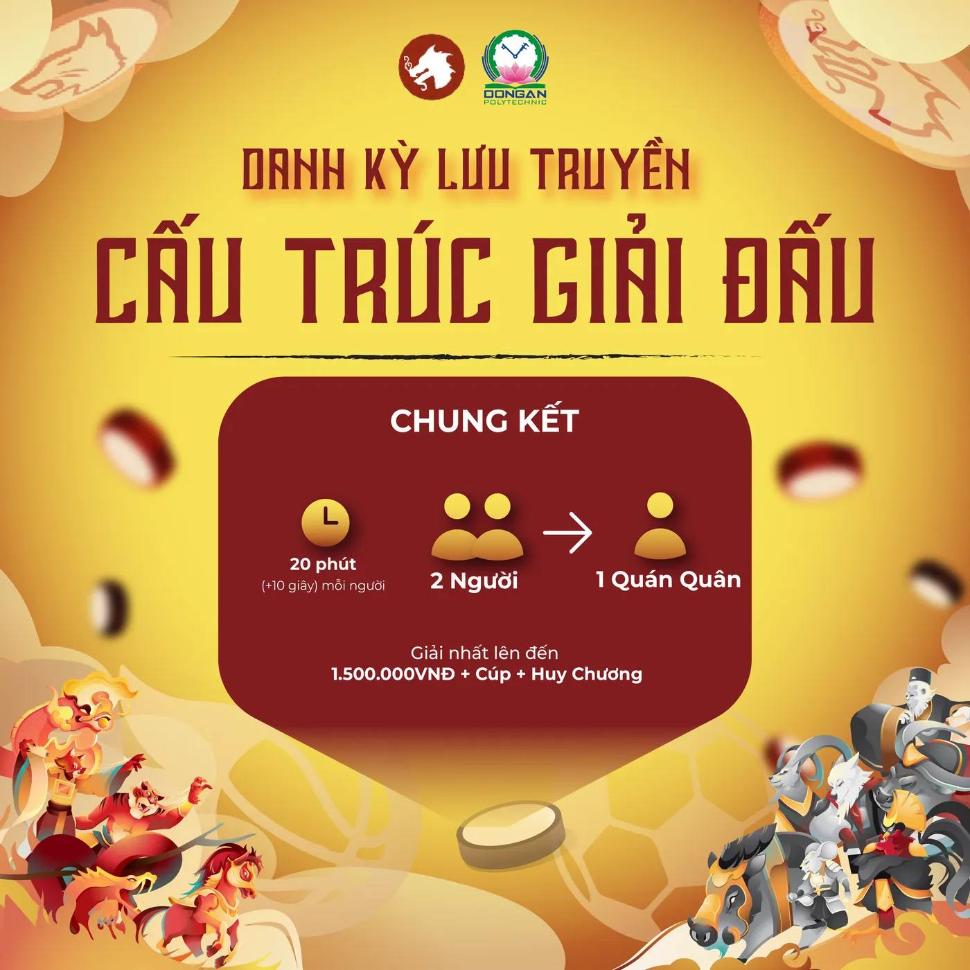 Thể lệ giải phụ 1 - Giải đấu Danh Kỳ Lưu Truyền - Cờ Thủy Tinh Châu tại DAP