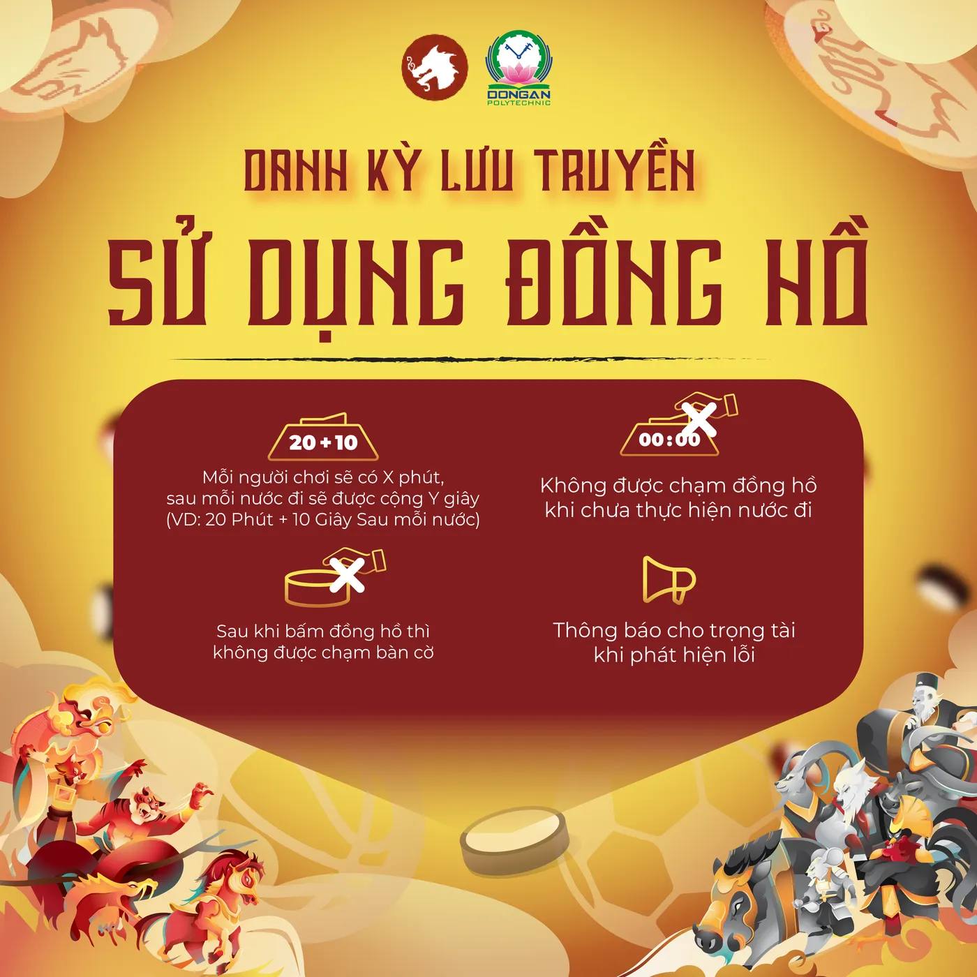Thể lệ giải phụ 1 - Giải đấu Danh Kỳ Lưu Truyền - Cờ Thủy Tinh Châu tại DAP