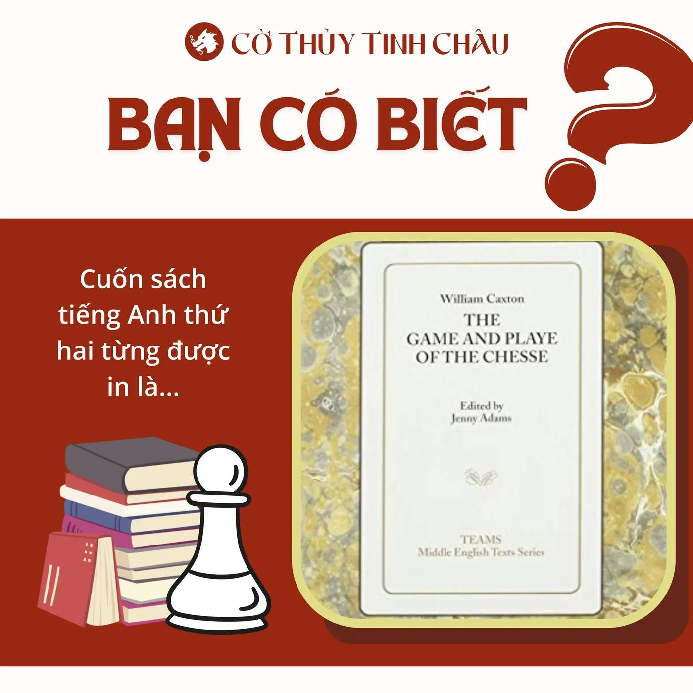 Hình minh họa bài viết Cuốn Sách In Thứ Hai Là Về Cờ Vua