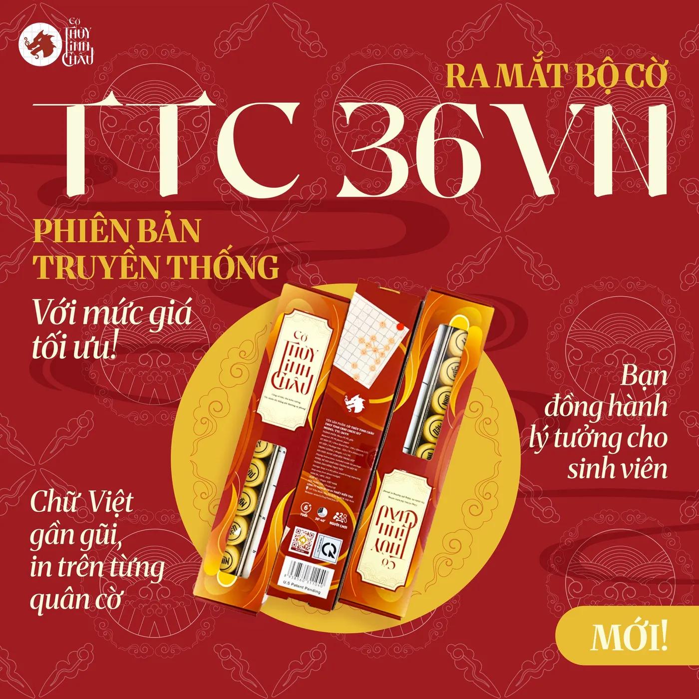 Ra mắt bộ cờ TTC 36 & 36VN – Phiên bản truyền thống