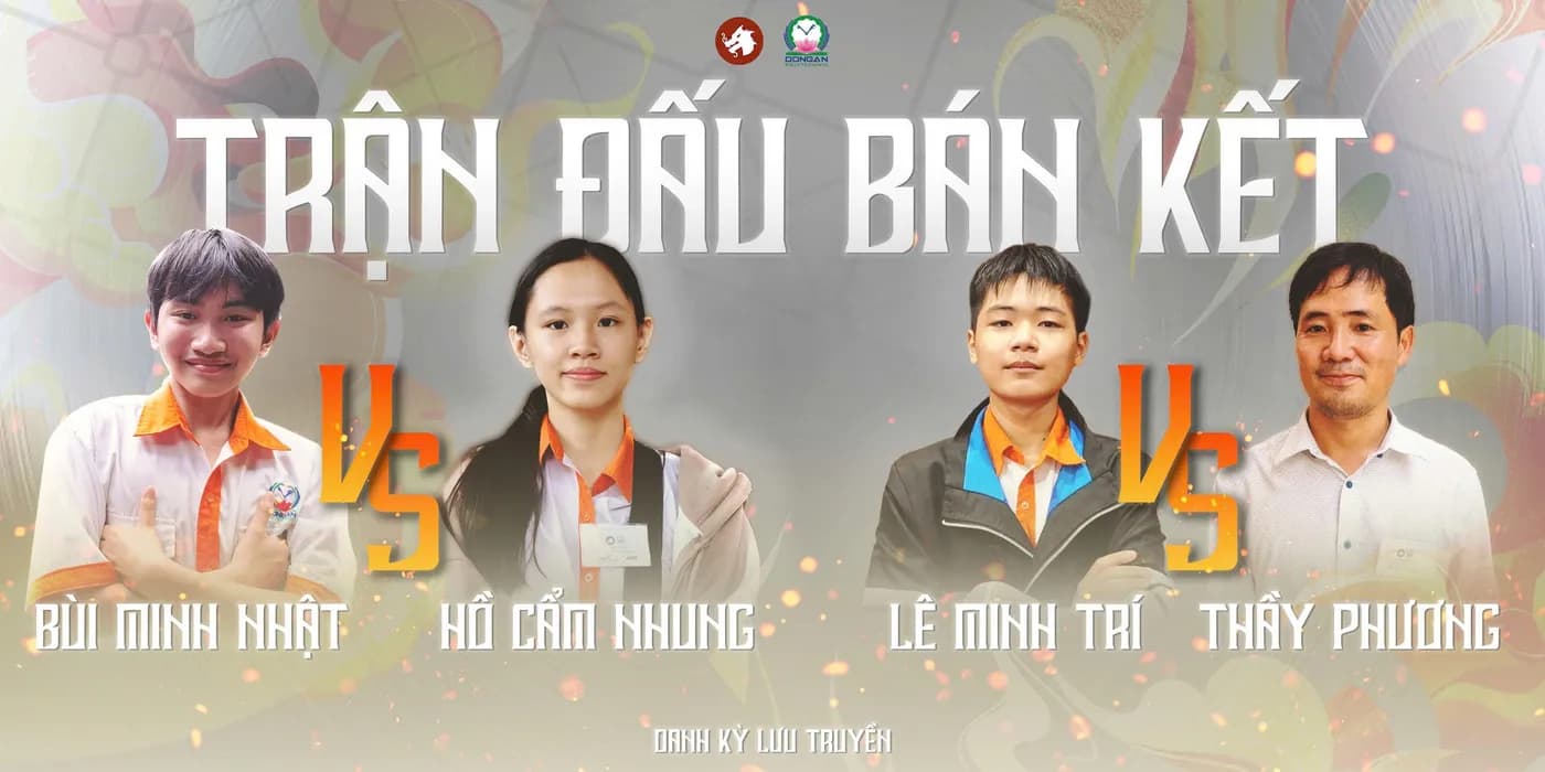 Công bố các cặp đấu Bán Kết giải Danh Kỳ Lưu Truyền