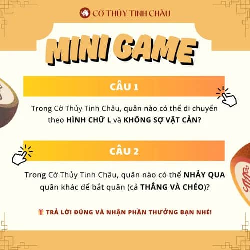 MINI GAME Cùng Cờ Thủy Tinh Châu giải đố - Lấy quà